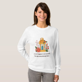 Camiseta Linterna Dorada | Luz Sanadora y Esperanza Espirit