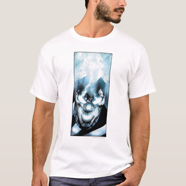 Camiseta Linterna negra - Color (Anverso)