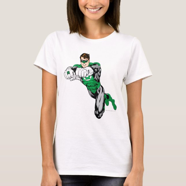 Camiseta Linterna verde - Ambos brazos hacia adelante (Anverso)