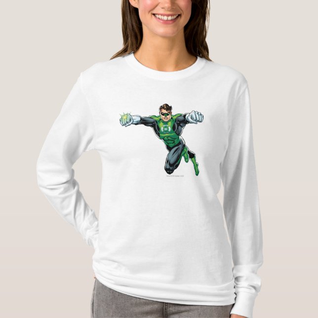 Camiseta Linterna verde: cómic, mirando hacia adelante (Anverso)