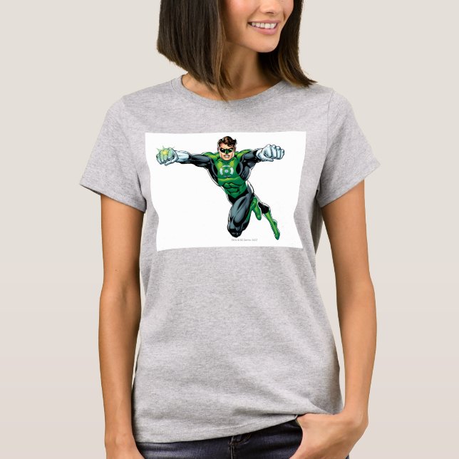 Camiseta Linterna verde: cómic, mirando hacia adelante (Anverso)