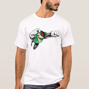 Camiseta Linterna verde: cómic, volando a la derecha