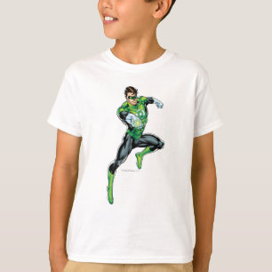 Camiseta Linterna verde - cómica, saltando