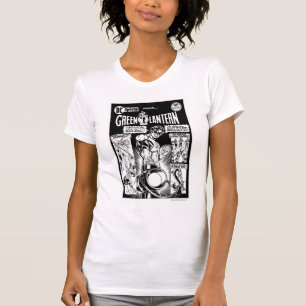 Camiseta Linterna verde - cómico, negro sombreada verde y