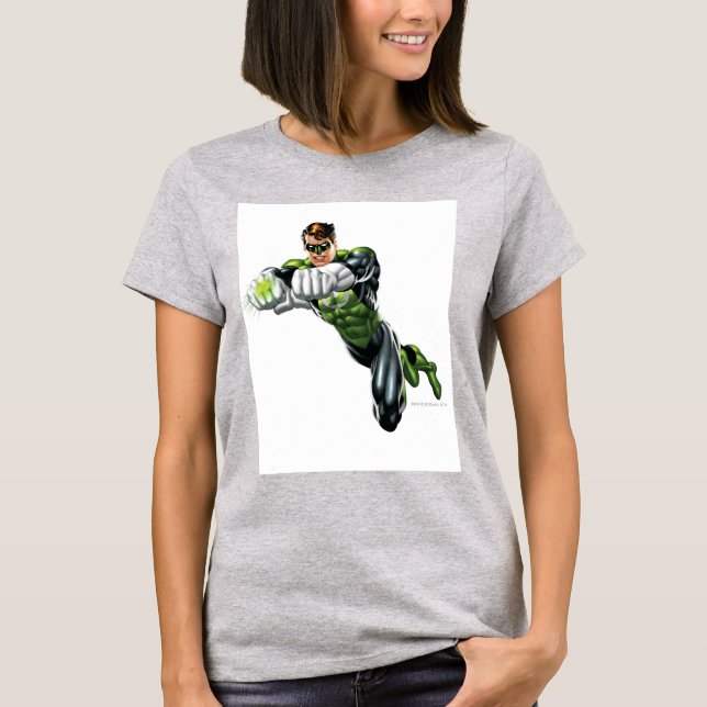 Camiseta Linterna verde - completamente rendida, ambos braz (Anverso)