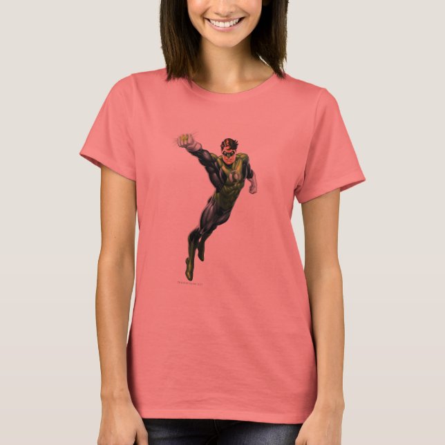 Camiseta Linterna verde - completamente representada, arm o (Anverso)