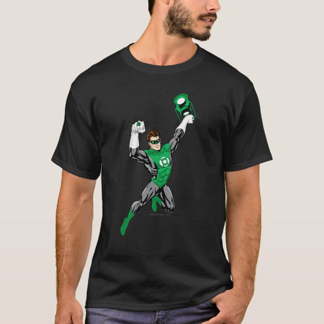 Camiseta Linterna verde - completamente representada, con l (Anverso)