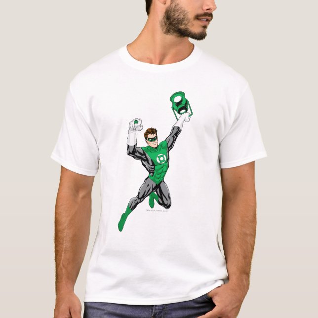 Camiseta Linterna verde - completamente representada, con l (Anverso)