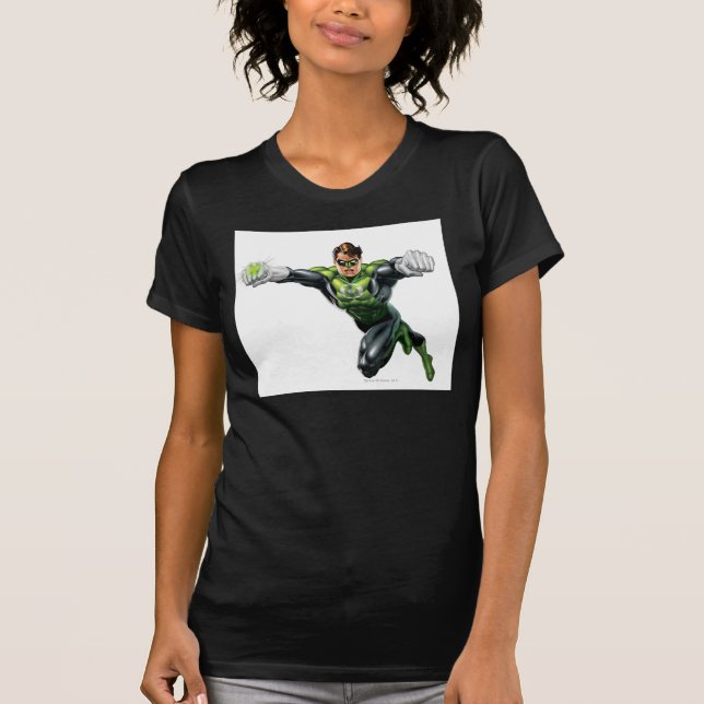 Camiseta Linterna verde - completamente representada, miran (Anverso)