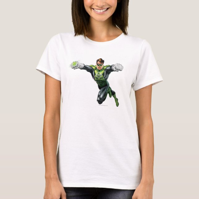 Camiseta Linterna verde - completamente representada, miran (Anverso)