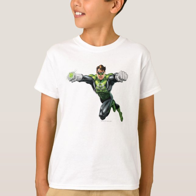 Camiseta Linterna verde - completamente representada, miran (Anverso)