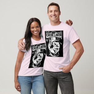 Camiseta Linterna verde con el cabo en la lucha, blanco y