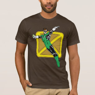 Camiseta Linterna verde con fondo