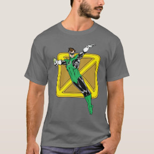 Camiseta Linterna verde con fondo