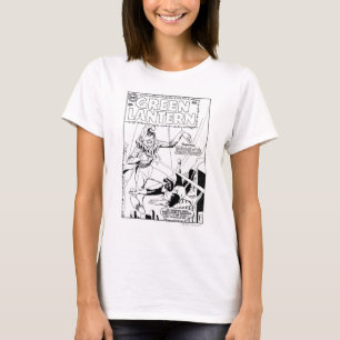 Camiseta Linterna verde contra el payaso, blanco y negro