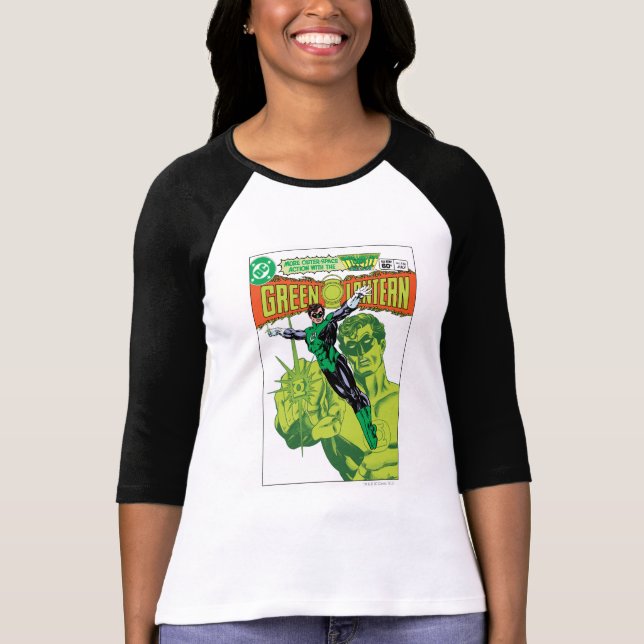 Camiseta Linterna verde: cubierta cómica de acción (Anverso)