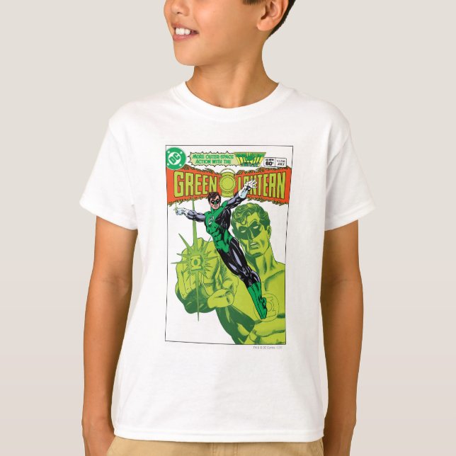 Camiseta Linterna verde: cubierta cómica de acción (Anverso)