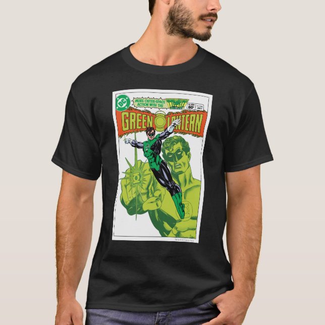Camiseta Linterna verde: cubierta cómica de acción (Anverso)