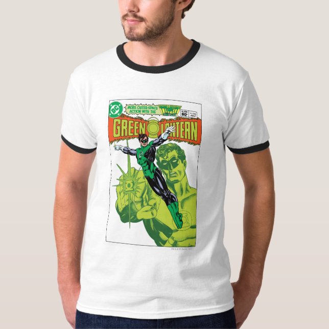 Camiseta Linterna verde: cubierta cómica de acción (Anverso)