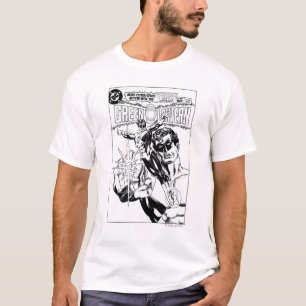 Camiseta Linterna verde - cubierta, negro y pizca cómicos