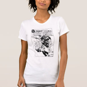 Camiseta Linterna verde - cubierta, negro y pizca cómicos