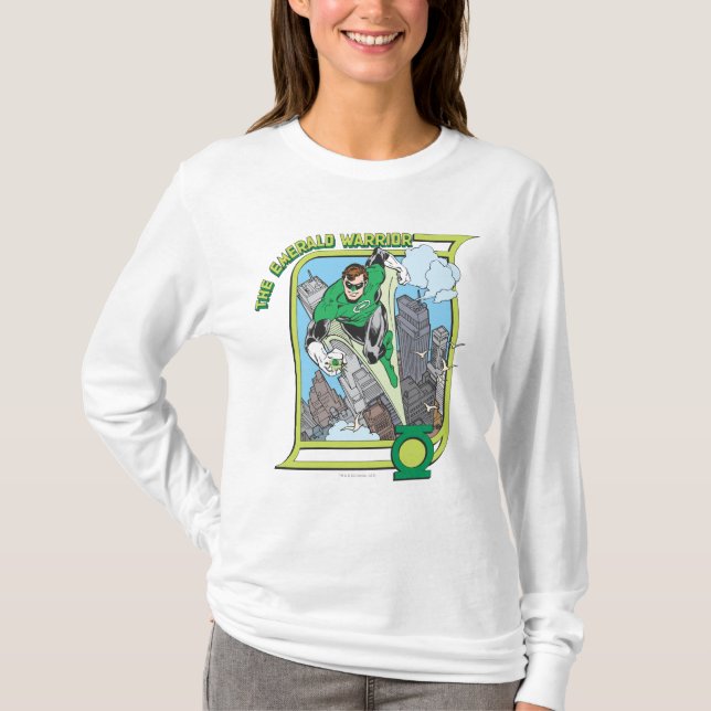 Camiseta Linterna verde - El guerrero esmeralda (Anverso)