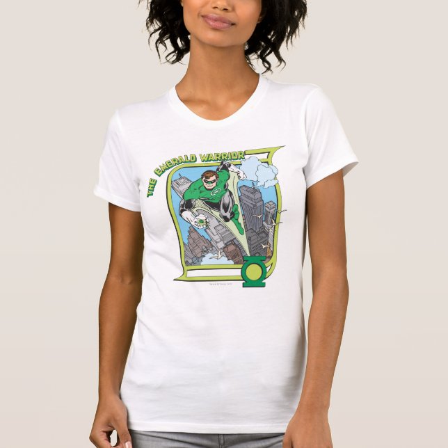 Camiseta Linterna verde - El guerrero esmeralda (Anverso)