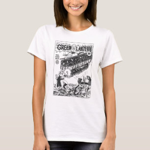 Camiseta Linterna verde en los fosos, blancos y negros