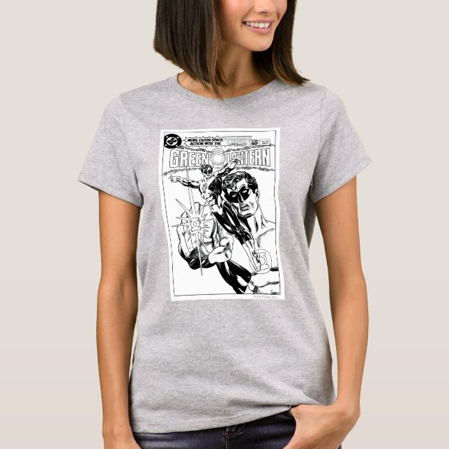 Camiseta Linterna verde - Funda de historietas de acción, n (Anverso)