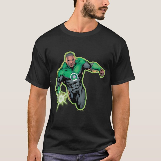Camiseta Linterna verde John Stewart (Anverso)