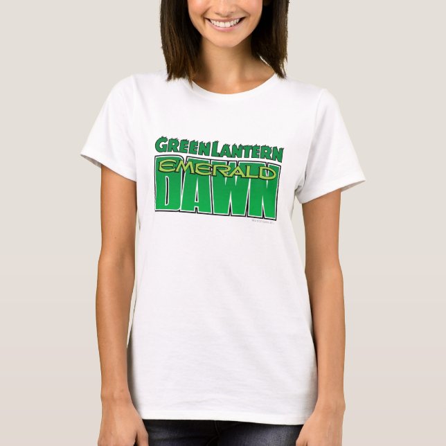 Camiseta Linterna verde - Logo de Emerald Dawn (Anverso)