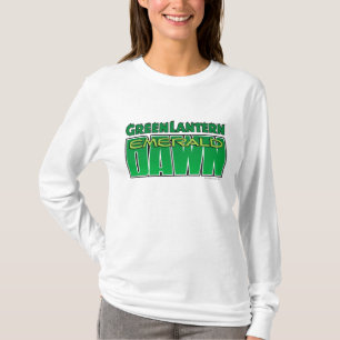 Camiseta Linterna verde - logotipo esmeralda del amanecer