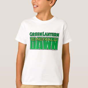Camiseta Linterna verde - logotipo esmeralda del amanecer