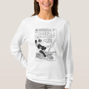 Camiseta Linterna verde: misil de fuga, negro y blanco
