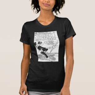 Camiseta Linterna verde: misil de fuga, negro y blanco