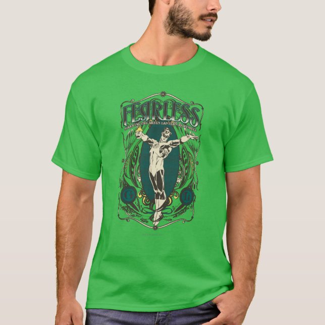Camiseta Linterna verde - Poster "intrépido" (Anverso)