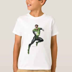 Camiseta Linterna verde - rendida completamente, saltando
