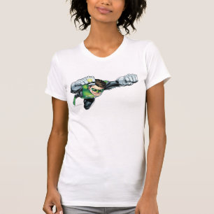 Camiseta Linterna verde - rendida completamente, volando a