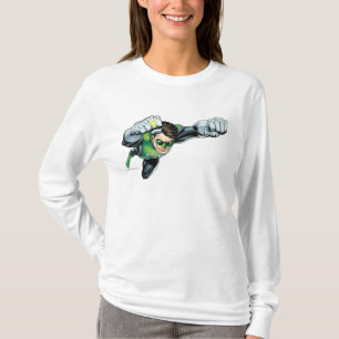 Camiseta Linterna verde - rendida completamente, volando a