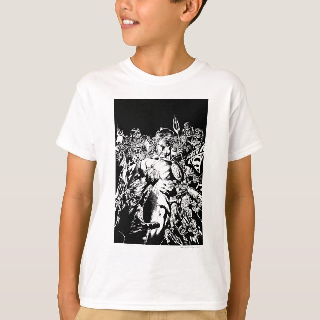 Camiseta Linterna verde rodeada (Anverso)