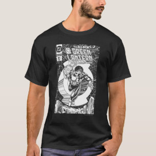 Camiseta Linterna verde - toda comienza aquí, negro y pizca