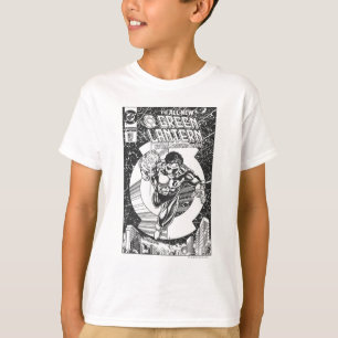 Camiseta Linterna verde - toda comienza aquí, negro y pizca