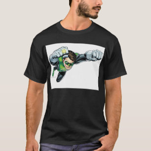 Camiseta Linterna verde - totalmente representada, volando