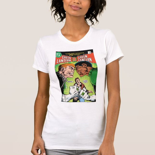 Camiseta Linterna verde vs linterna verde (Anverso)