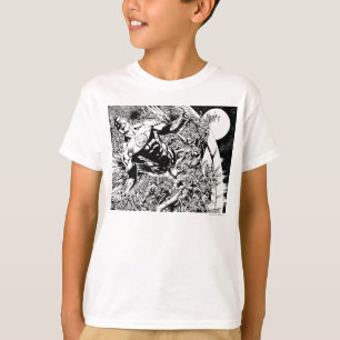 Camiseta Linterna verde y la luna - blanco y negro