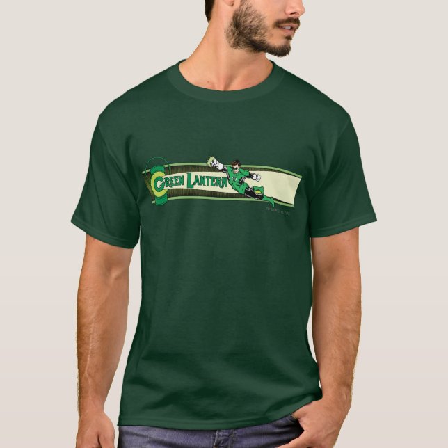 Camiseta Linterna verde y logotipo (Anverso)