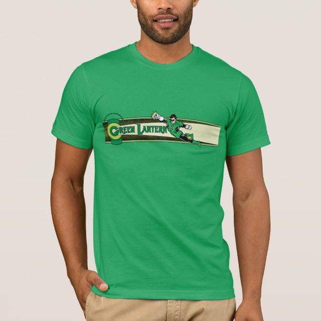 Camiseta Linterna verde y logotipo (Anverso)