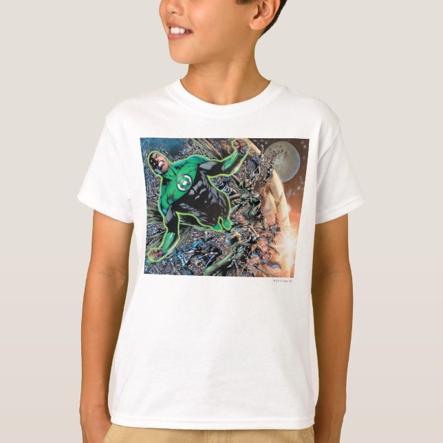 Camiseta Linterna verde y luna (Anverso)