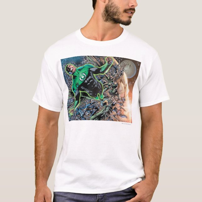 Camiseta Linterna verde y luna (Anverso)