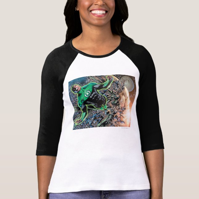 Camiseta Linterna verde y luna (Anverso)